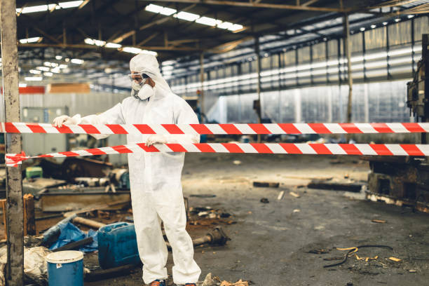 Professional Drug Lab Cleanup technician working in Montrose, NY